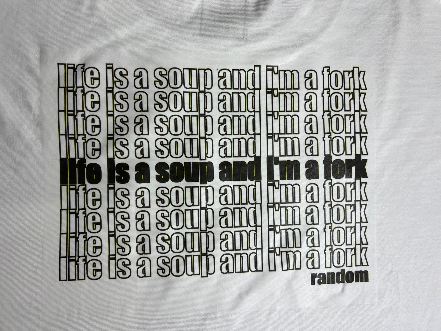 LIFE IS A FORK T-SHIRT